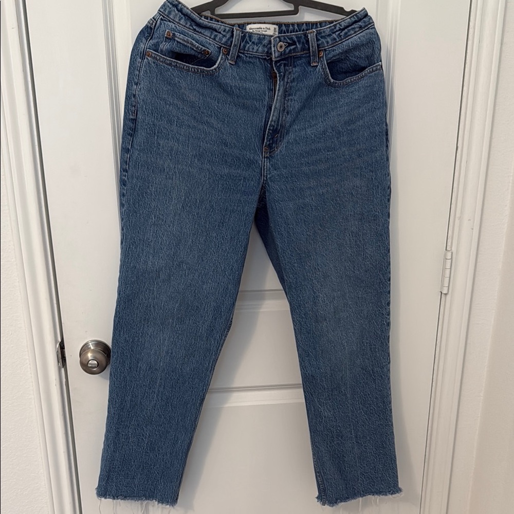 Abercrombie vintage straight high rise, curve love size 10r